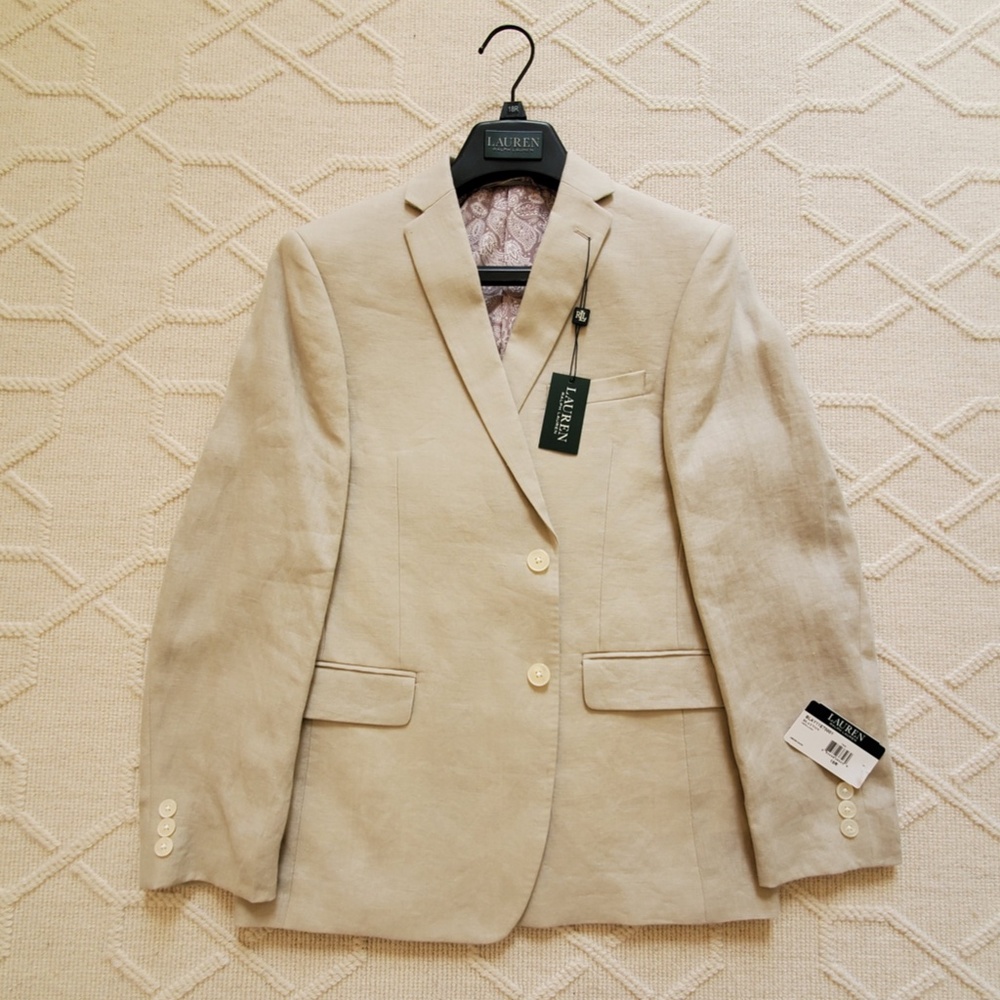 Ralph Lauren Boys Linen Suit w/ Tags